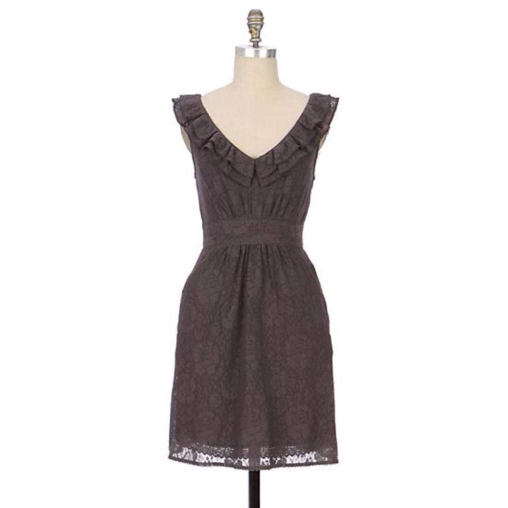 Anthropologie Dusky Needlework Dress